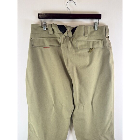 Rossignol Gore Tex Womens Ski Pants Brown Ankle Zip Waterproof Snowboard Large - Picture 10 of 12